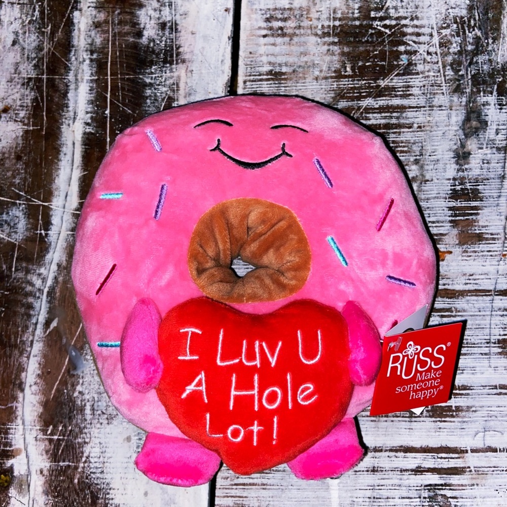 Russ Donut Plush "I Luv U A Hole Lot!" VD 2021